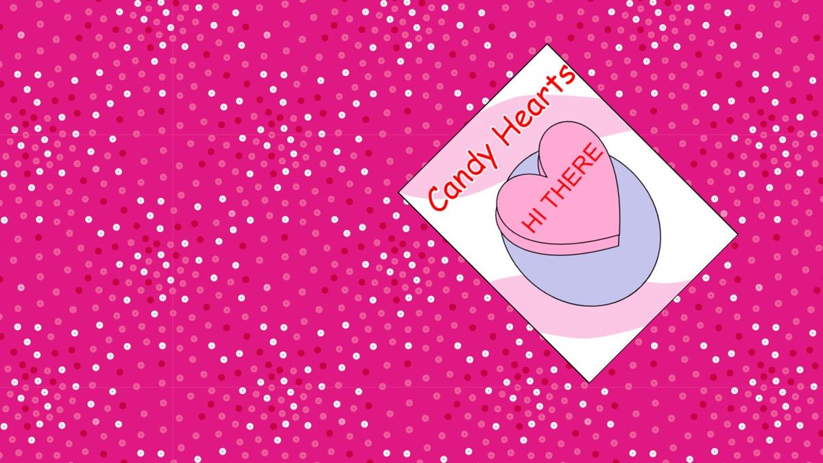 stage and actors Candy Hearts middle