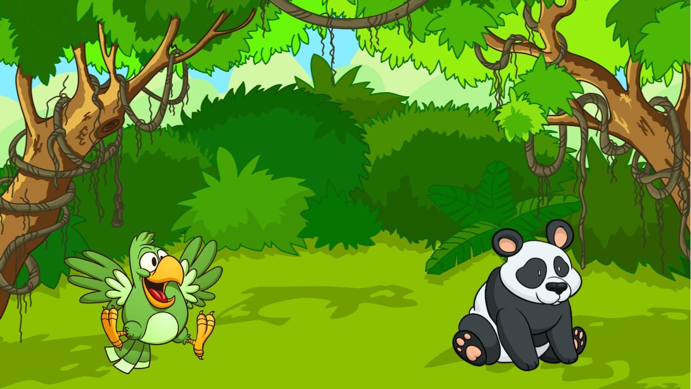 The Joke Of The Parrot And The Panda