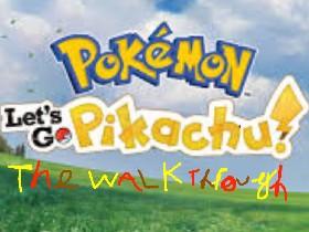 Lets go pikachu the walkthrough