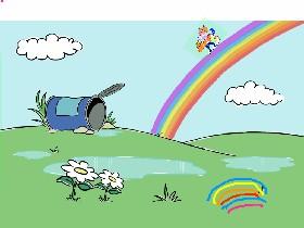 going down a rainbow to fly!!!??