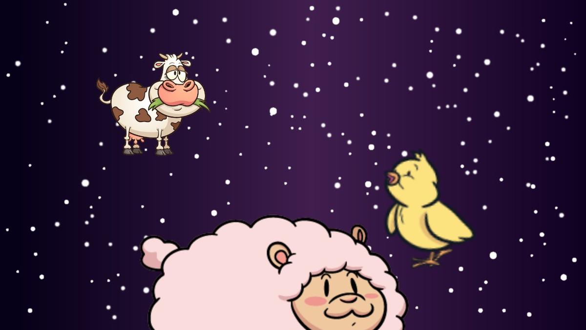 help cow in space