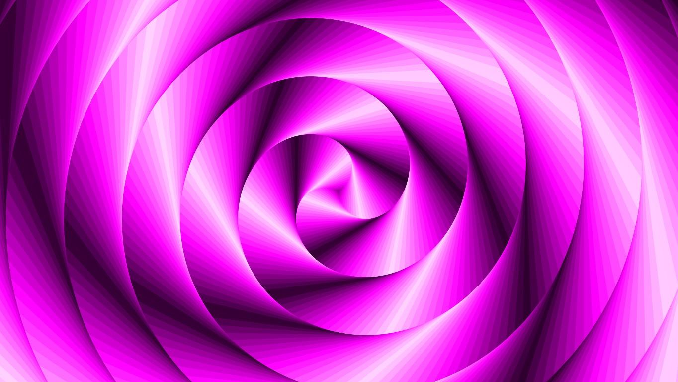 Spiral Triangles Purple
