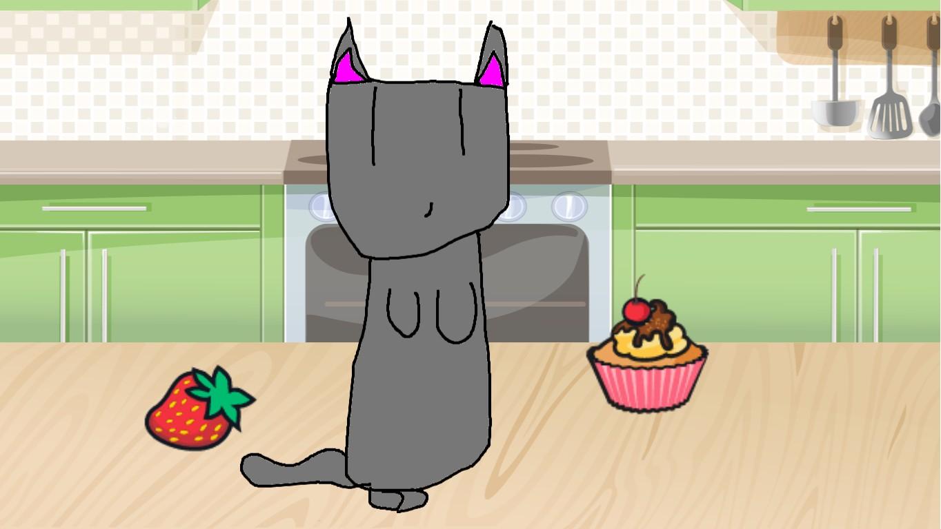 Kitten Who Like Cupcakes Sim.