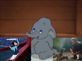 Blue, Mulan,Dumbo And Owen
