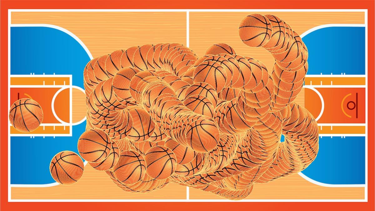Draw With Basketballs