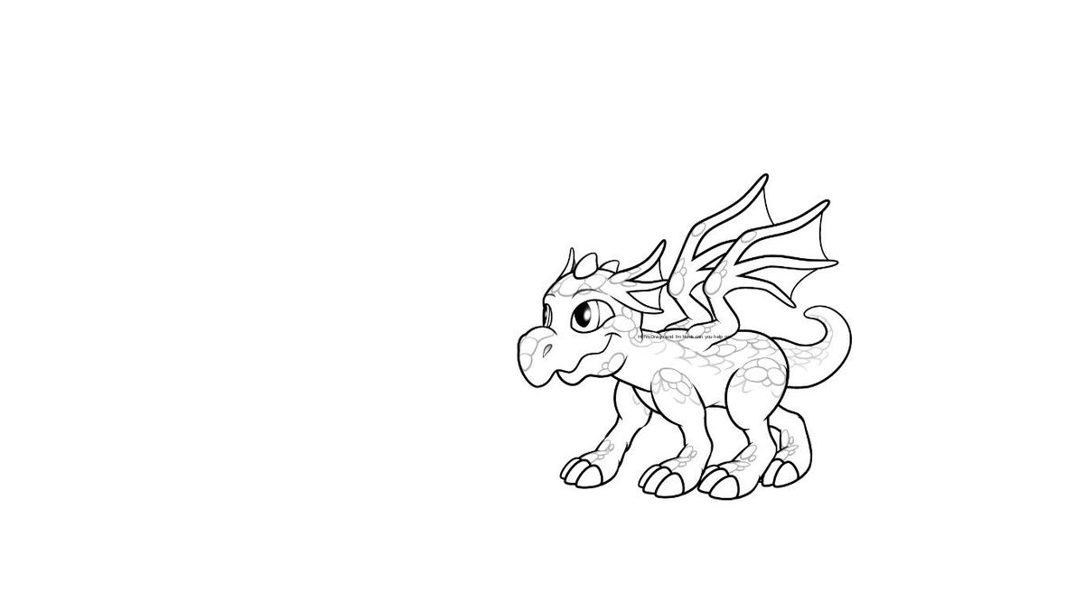 color your own dragon