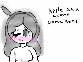 The apple sign as a human
