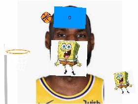 SpongeBob with the block