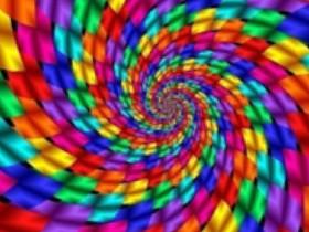 optical illusion rainbow