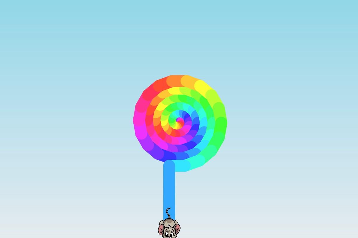 the colorful lolipop