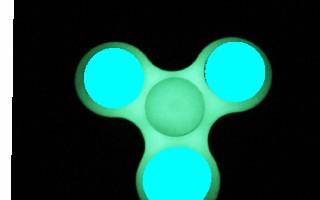 Glow in the dark fidget spinner 1 1 1 by emma