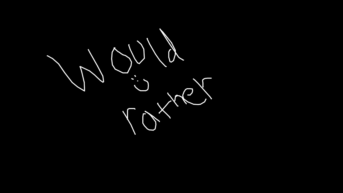 Would you rather.