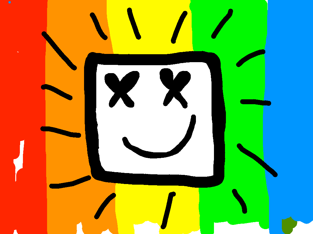 Falling Rainbow Happier