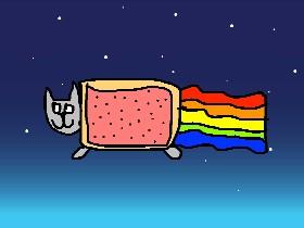 How to draw Nyan Cat!
