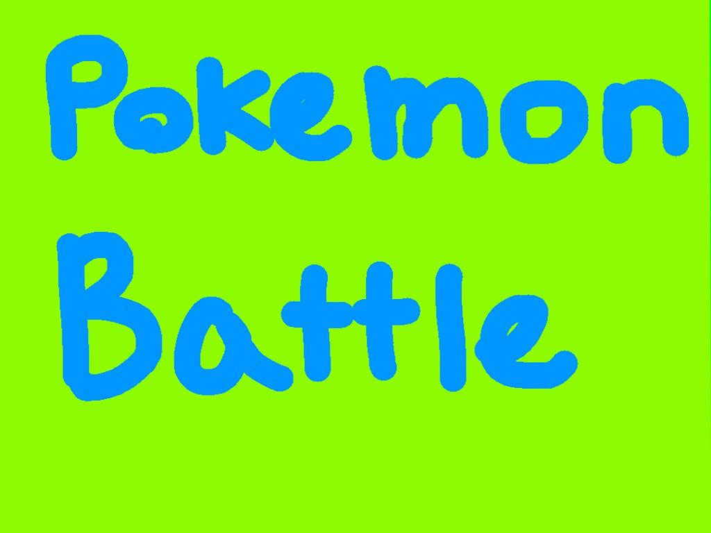 Pokemon Battle! By Iqabelle