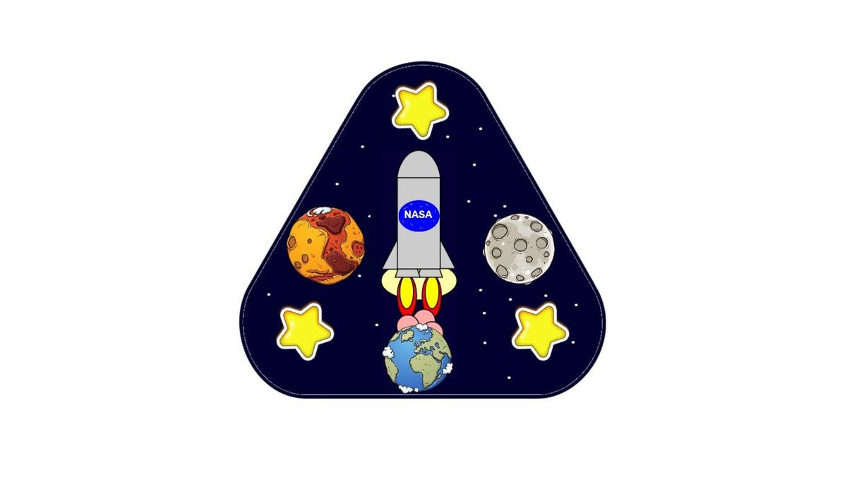 NASA Mission Patch:From Earth to the Moon and Mars