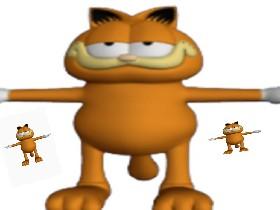 T pose Garfield 1