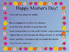 Mother&#039;s Day Mad Libs 3