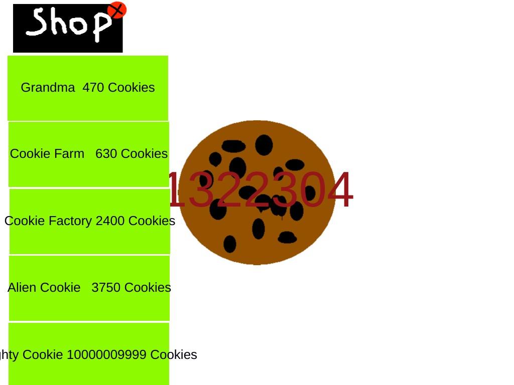 Cookie Clicker (Cheat Edition)
