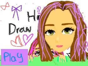 How to draw girl!!