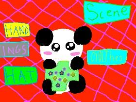 melanie the panda dressup!