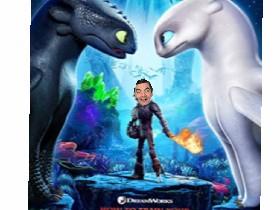 how to train your dragon 3 whith mr bean