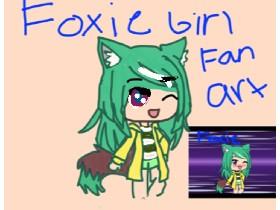 pls see this foxie gurl fan art by kitty gurl 123 no copy big fan 🦊🦊🦊🦊🦊 1