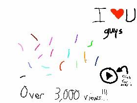 3,000 views celebration