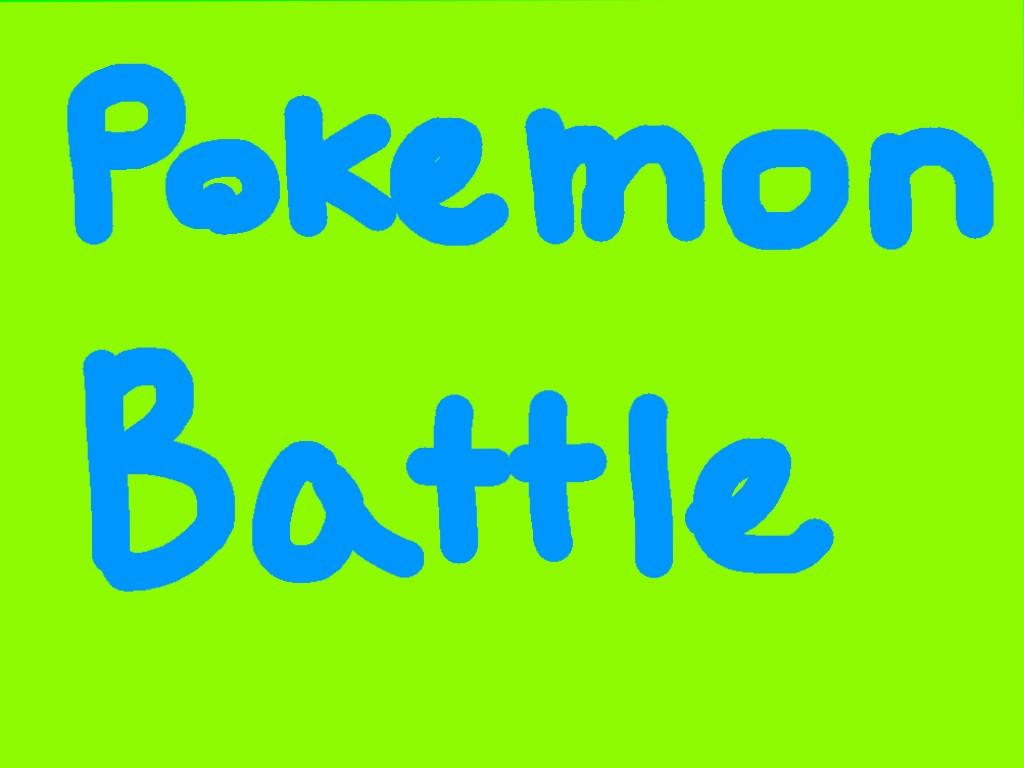 Pokemon Battle! By yo dood
