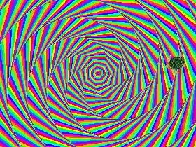 cool little rainbow illusion