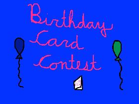 Birthday Card Contest