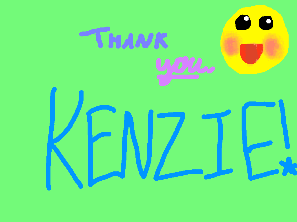 Thanks, Kenzie