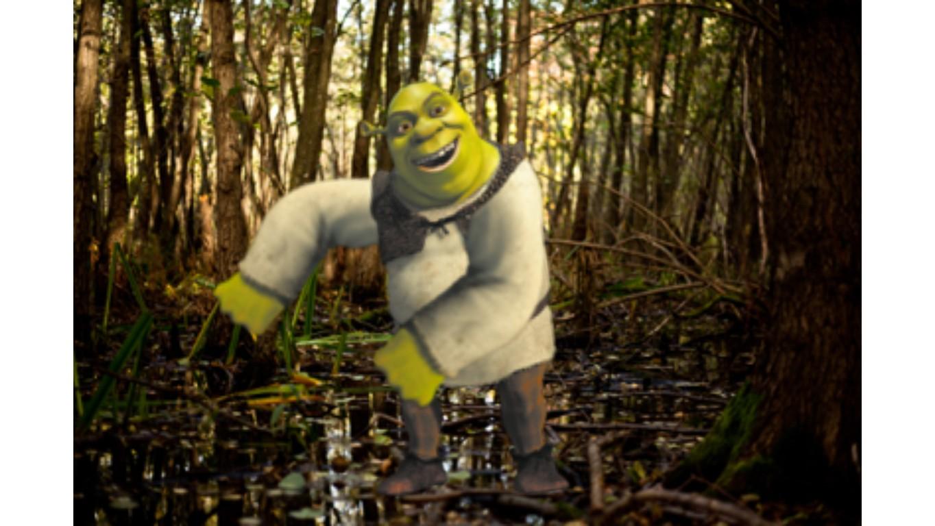 Shrek Flossing Animation