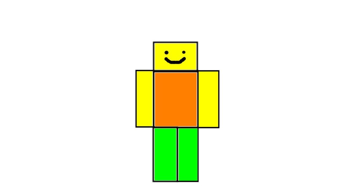 How to draw a roblox character