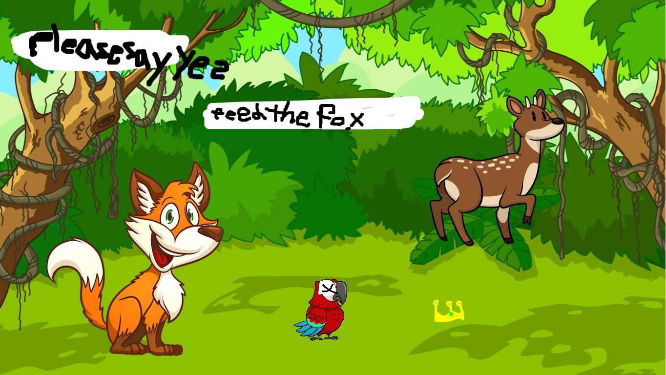 feed the fox! and other stuff!