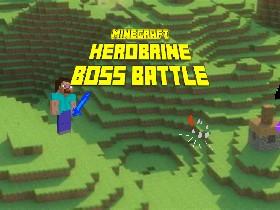 minecraft herobrine boss battle, part 1