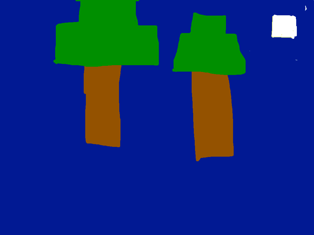 Minecraft!Added trees bluewolf