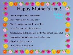 Mother's Day Mad Libs 1