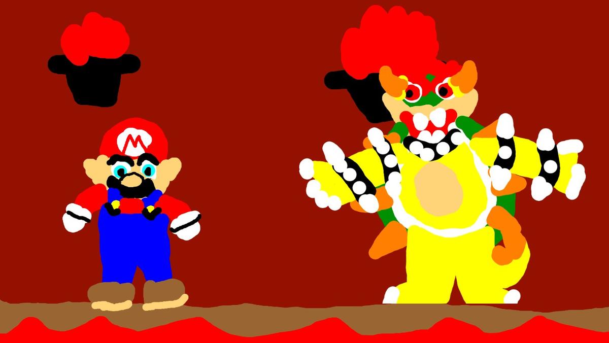 Mario vs. Bowser - A Fight Calamity