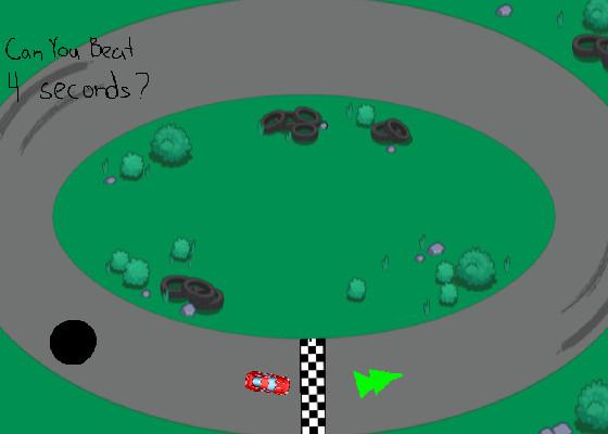 Racing game with joystick
