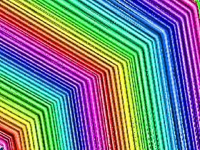 Pretty Rainbow Spin art