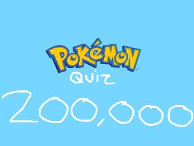 Pokemon Quiz 200,000