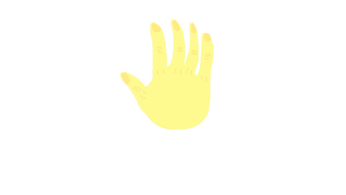 How to draw a hand