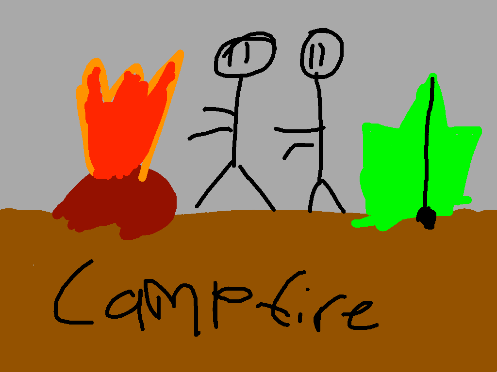My Drawing: Campfire - copy