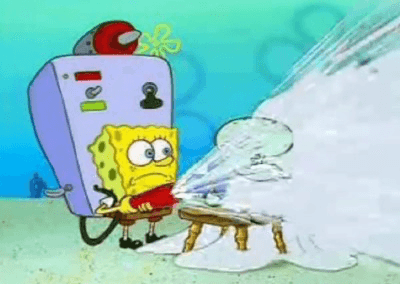 spongebob snow GIF V.2 1