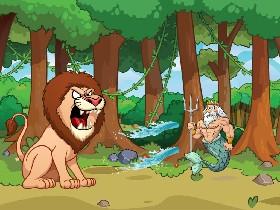 lion vskinng battle 1