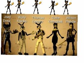 all bendy and the ink machine all characters names