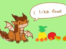 clay likes FOOD!!!!!!!!!!!!!!!! (wings of fire)