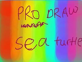 Pro Draw: Sea Turtle (Original)