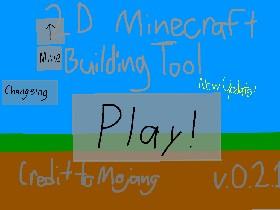 2D Minecraft Building Tool 1